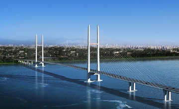 中朝鸭绿江界河公路大桥